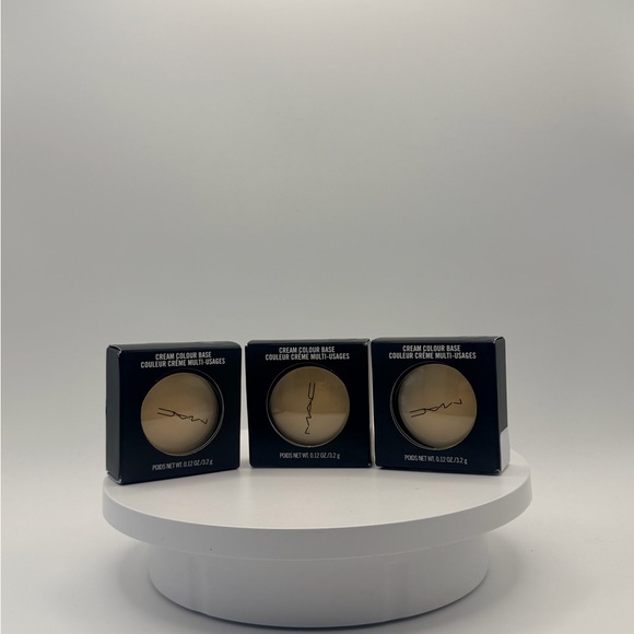 MAC Cream Eye Color Base Pearl NEW Authentic 3 pack